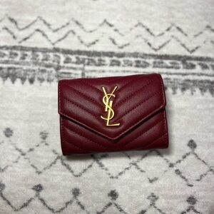 Saint Lauren MONOGRAMME LEATHER WALLET